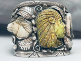The Best Vintage Francisco Gomez Turquoise Sterling Silver Bracelet-Nativo Arts