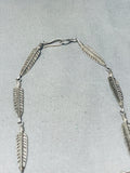 Opal Feather Horse!! Vintage Native American Navajo Sterling Silver Necklace-Nativo Arts