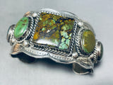 One Of The Best Damale Turquoise Vintage Native American Navajo Bracelet We Have Collected-Nativo Arts