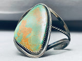 Huge Vintage Native American Navajo Royston Turquoise Sterling Silver Bracelet-Nativo Arts
