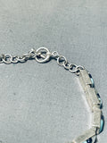 Beautiful Vintage Native American Navajo Blue Gem Turquoise Sterling Silver Bracelet-Nativo Arts