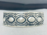 Mel Willie Native American Navajo Sterling Silver Bracelet Signed Melissa Willie-Nativo Arts