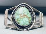 Quality Alert!! Vintage Native American Navajo Carico Lake Turquoise Sterling Silver Bracelet-Nativo Arts