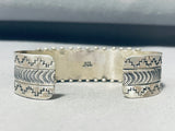 One Of The Best Vintage Native American Navajo Herm Smith Turquoise Sterling Silver Bracelet-Nativo Arts