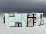The Best 6 Inch Wrist Vintage Native American Navajo Opal Sterling Silver Bracelet-Nativo Arts