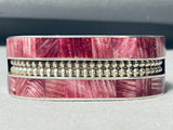 6-1/2 Wrist Best Native American Navajo Spiny Oyster Purple Sterling Silver Bracelet Cuff-Nativo Arts