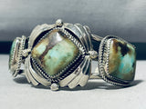 Respect Receiving Vintage Native American Navajo Royston Turquoise Sterling Silver Bracelet-Nativo Arts