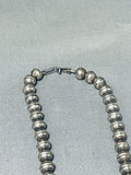 Particularly Rare Vintage Native American Navajo Damale Turquoise Sterling Silver Necklace-Nativo Arts