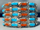 The Best Vintage Native American Zuni Effie Calavaza Snake Sterling Silver Bracelet-Nativo Arts