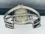 Moose Fur Petrified Wood Vintage Native American Navajo Sterling Silver Bracelet-Nativo Arts