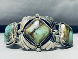 Respect Receiving Vintage Native American Navajo Royston Turquoise Sterling Silver Bracelet-Nativo Arts