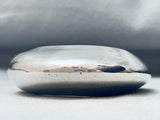 6.5 Inch Wrist Vintage Native American Navajo Orville Tsinnie Sterling Silver Bracelet-Nativo Arts