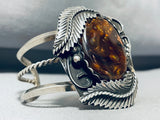 One Of The Best Ever Fire Agate Vintage Native American Navajo Sterling Silver Bracelet-Nativo Arts