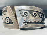 One Of The Most Skilled Workmanship 6 Inch Wrist Vintage Native American Navajo Bracelet-Nativo Arts