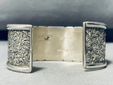 6.5 Inch Wrist Vintage Zuni Extreme Inlay Sterling Silver Bracelet-Nativo Arts
