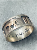 Intricate Vintage Native American Navajo Sterling Silver Hogan Ring-Nativo Arts