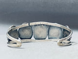Top Shelf Vintage Native American Navajo Spiderweb Turquoise Sterling Silver Bracelet-Nativo Arts