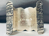 One Of The Most Unique Vintage Native American Navajo Turquoise Sterling Silver Bracelet-Nativo Arts