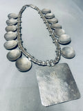 326 Gramsvintage Southwesthuge Sterling Silver Squash Blossom Necklace 326 Grams-Nativo Arts