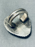 I Heart Turquoise Vintage Native American Navajo Sterling Silver Ring Old-Nativo Arts