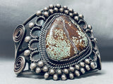 One Of The Best Ever Vintage Native American Navajo 38 Turquoise Sterling Silver Bracelet-Nativo Arts