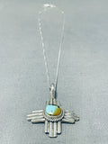 Breathtaking Native American Navajo Royston Turquoise Sterling Silver Signed Necklace-Nativo Arts