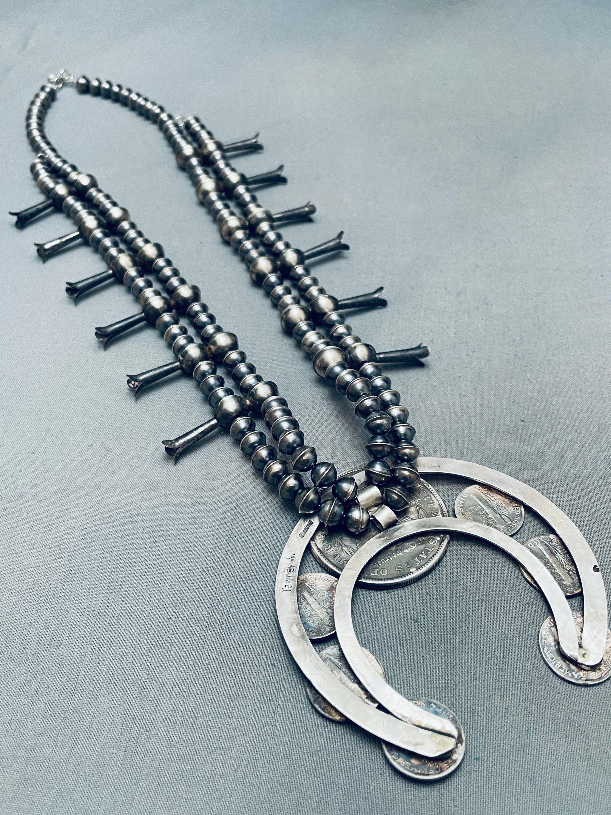 127 Grams Vintage Native American Navajo Sterling Silver Coin