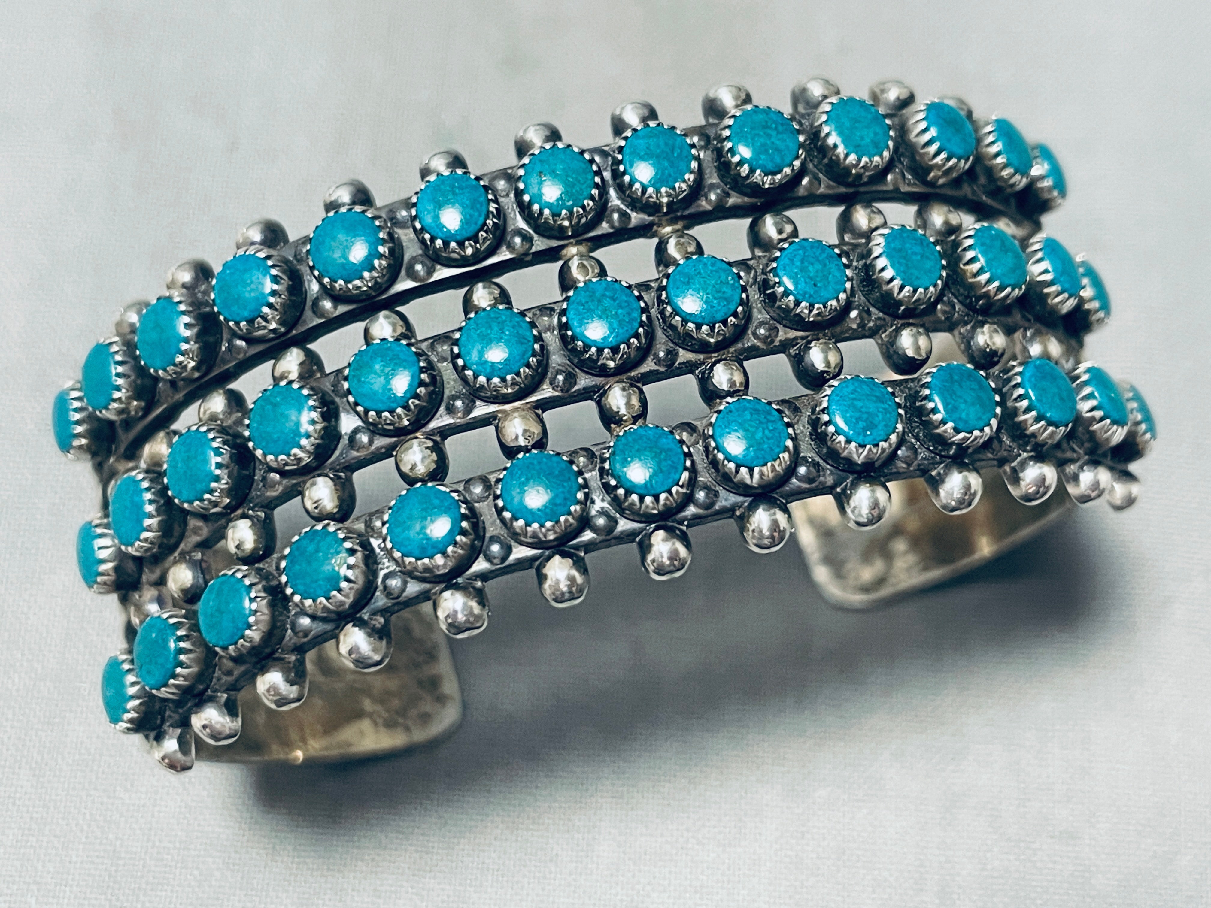 Antique/Vint Silver SNAKE Bracelet Or Upper Arm Bangle TURQUOISE & - Ruby  Lane