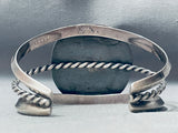 Tremendous Vintage Native American Navajo Turquoise Sterling Silver Bracelet-Nativo Arts
