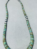 Gorgeous Vintage Santo Domingo Royston Turquoise Sterling Silver Necklace-Nativo Arts