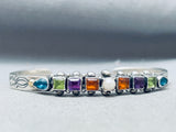 Important 14k Vintage Feeney Sterling Silver Jewel Bracelet-Nativo Arts
