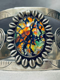 Very Rare Boulder Opal Vintage Southwest Sterling Silver Bracelet-Nativo Arts