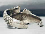 The Most Unique Vintage Fish Sterling Silver Bracelet Cuff-Nativo Arts