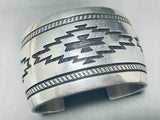 Important Dick Mike Yazzie Vintage Native American Navajo Sterling Silver Bracelet-Nativo Arts