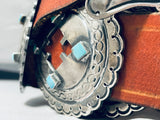 781 Grams Vintage Native American Navajo Turquoise Sterling Silver Concho Belt-Nativo Arts