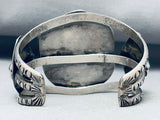 One Of The Best Ever Vintage Native American Navajo Bisbee Turquoise Sterling Silver Bracelet-Nativo Arts