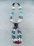 Incredibly Intricate Vintage Santo Domingo Turquoise Heishi Necklace Old-Nativo Arts