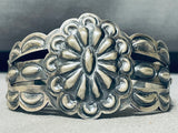 Silver Is My Sheild! Vintage Native American Navajo Hand Repoussed Sterling Bracelet-Nativo Arts