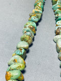 Native American Outstanding Vintage Santo Domingo Royston Turquoise Sterling Silver Necklace-Nativo Arts