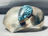 Indian Mountain Turquoise Rare Vintage Navajo Sterling Silver Bracelet-Nativo Arts