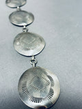 Marvelous Vintage Native American Navajo Sterling Silver Concho Belt-Nativo Arts