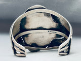 Monumental Vintage Native American Navajo Royston Turquoise Sterling Silver Bracelet-Nativo Arts