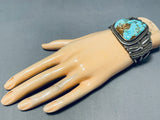 Best Important Al Payton Vintage Native American Navajo Sterling Silver Bracelet-Nativo Arts