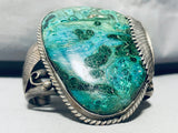 The Single Best Vintage Native American Navajo chrysocolla Bracelet We Have Collected!-Nativo Arts