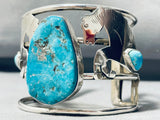 Prancing Horse Native American Navajo Turquoise Sterling Silver Bracelet-Nativo Arts