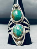 Gorgeous Vintage Native American Navajo Royston Turquoise Sterling Silver Ring-Nativo Arts