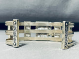 The Coolest Vintage Native American Navajo Butterfly Turquoise Sterling Silver Bracelet-Nativo Arts