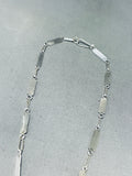 Noteworthy Native American Navajo Jet Sterling Silver Cosmic Kachina Necklace-Nativo Arts