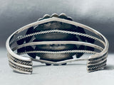 One Of The Best Ever Vintage Native American Navajo Royston Turquoise Sterling Silver Bracelet