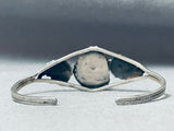 Amazing Vintage Native American Navajo Old Kingman Turquoise Sterling Silver Bracelet